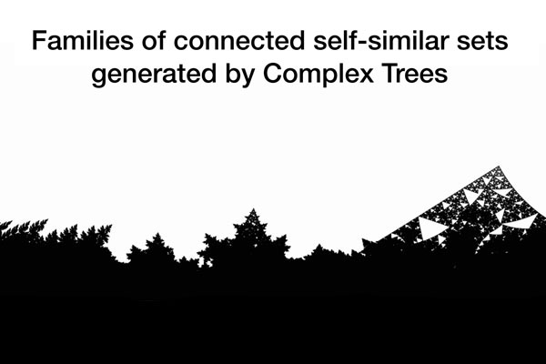 Families of connected self-similar sets generated by complex trees